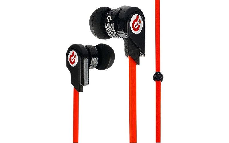 4XEM Syllable G02-001 Flat Cable Stereo In-Ear Earphone for Apple devices - Stereo - Mini-phone - Wired - 16 Ohm - 20 Hz - 20 kHz - Earbud - Binaural