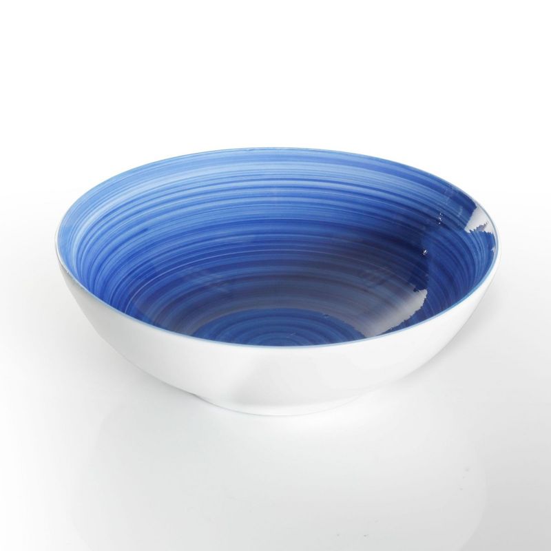 Gibson Home Crenshaw 12 Piece Ceramic Dinnerware Set in Assorted Colors