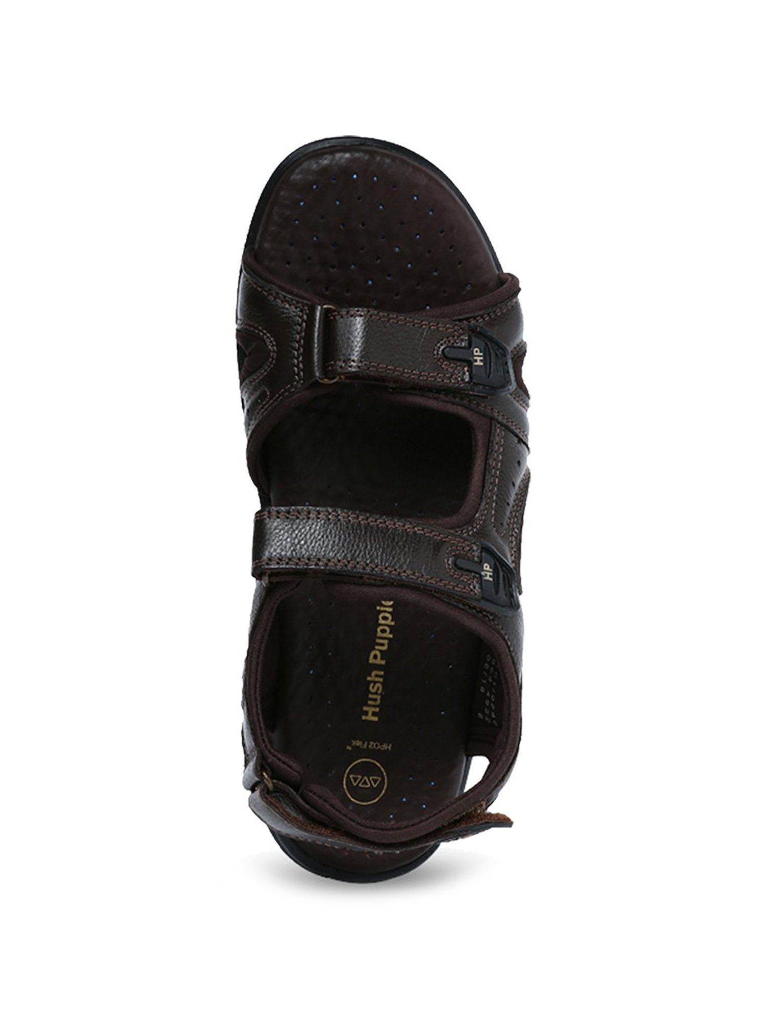 Hush Puppies by Bata Men's Dark Brown Floater Sandals