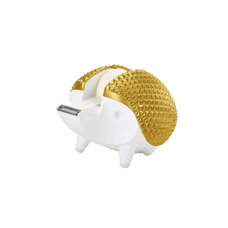 Scotch Designer Hedgehog Desktop Tape Dispenser - White/Gold