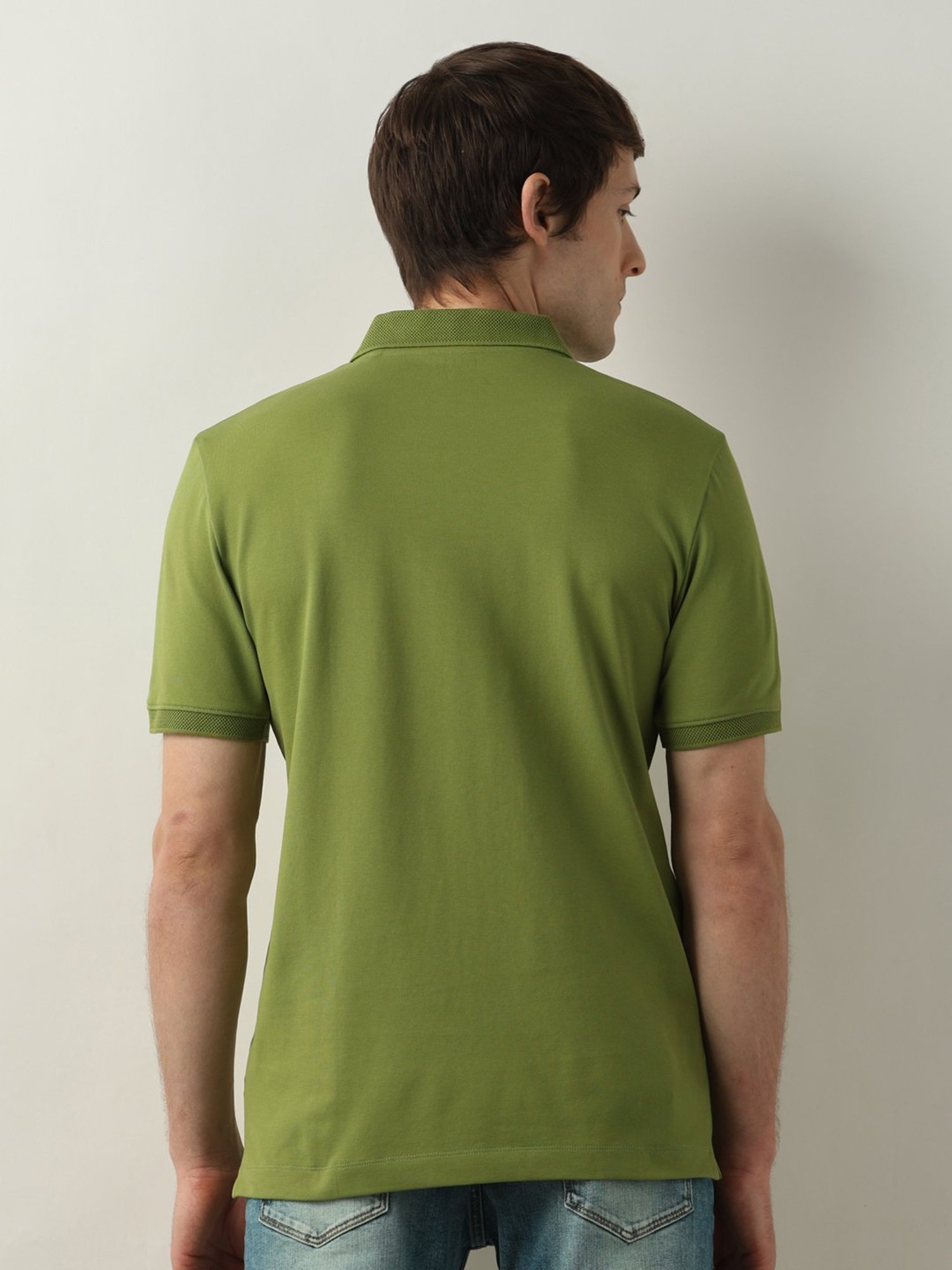 SELECTED HOMME Olive Slim Fit Polo T-Shirt