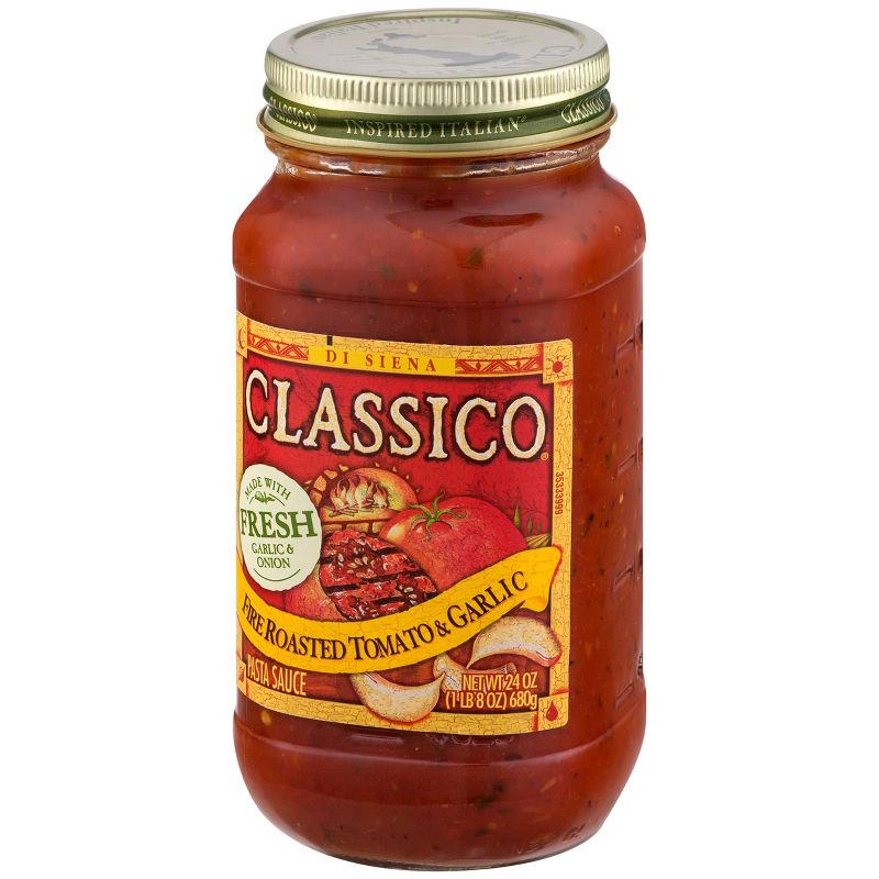 Classico Fire Roasted Tomato & Garlic Pasta Sauce - 24oz