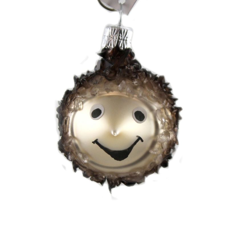 Golden Bell Collection 2.25" Hedgehog Ornament Czech Mammal  -  Tree Ornaments