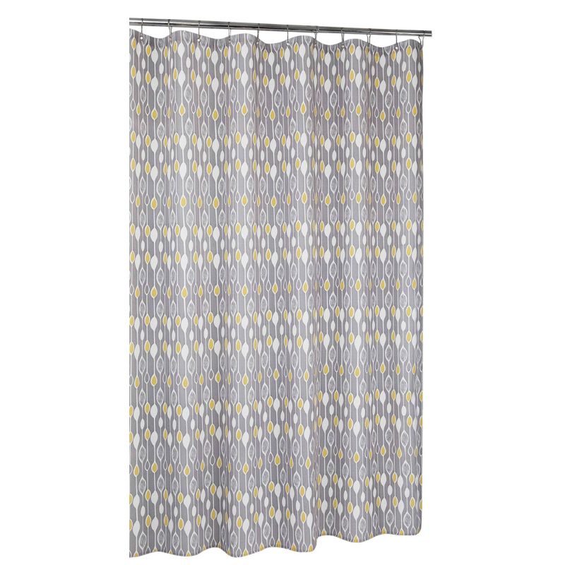 Graystone Shower Curtain Gray/Yellow - Moda at Home
