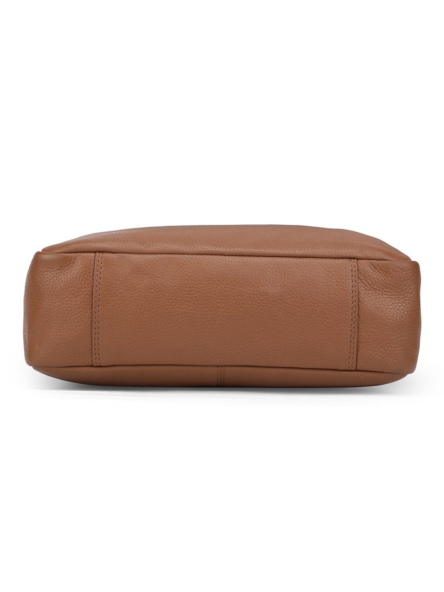 PERQUISITE MARK Brown Solid Medium Cross Body Bag