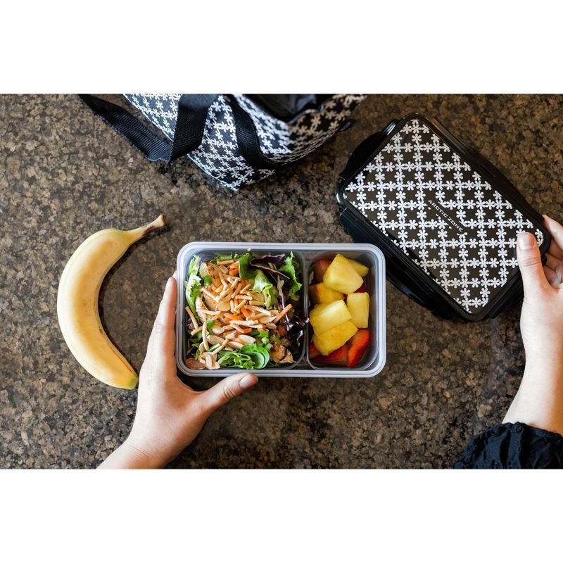 Arctic Zone Commuter Lunch Tote Set - Delicate Daisies