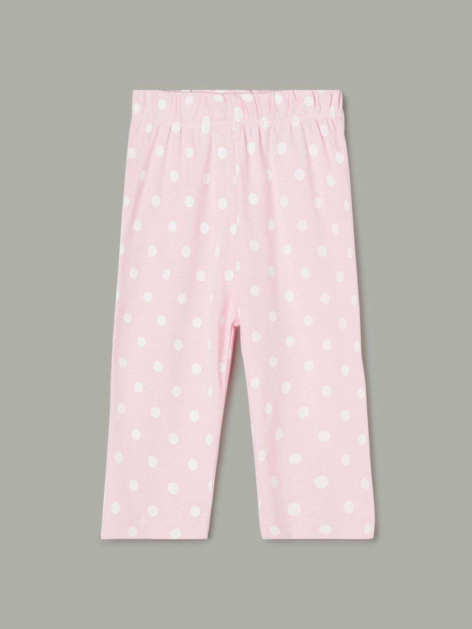 Juniors by Lifestyle Kids White & Pink Cotton Coordinate Set