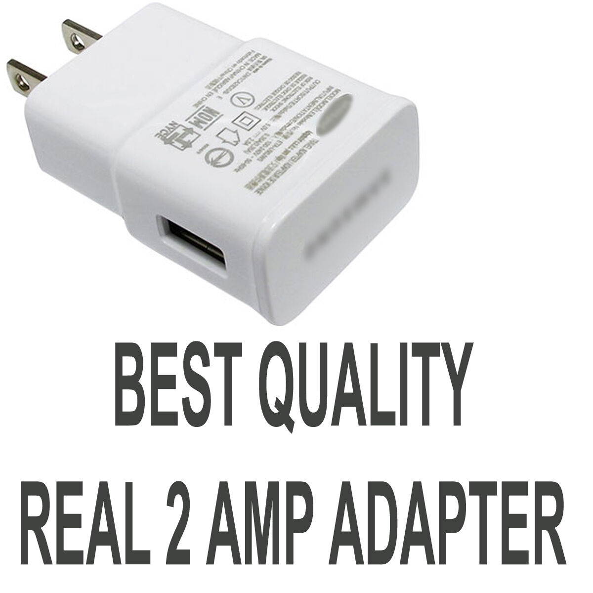 2A AC Wall Power Charger Adapter for  Galaxy iPhone LG  tablet Note 5