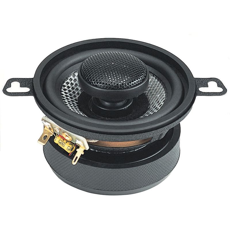 American Bass SQ 3.5 Coaxial 2 Way 3.5 Inch 10 Ounce Neodymium Swivel Tweeter Speaker with Woven Carbon Glass Fiber Cone and Butyl Rubber Surround
