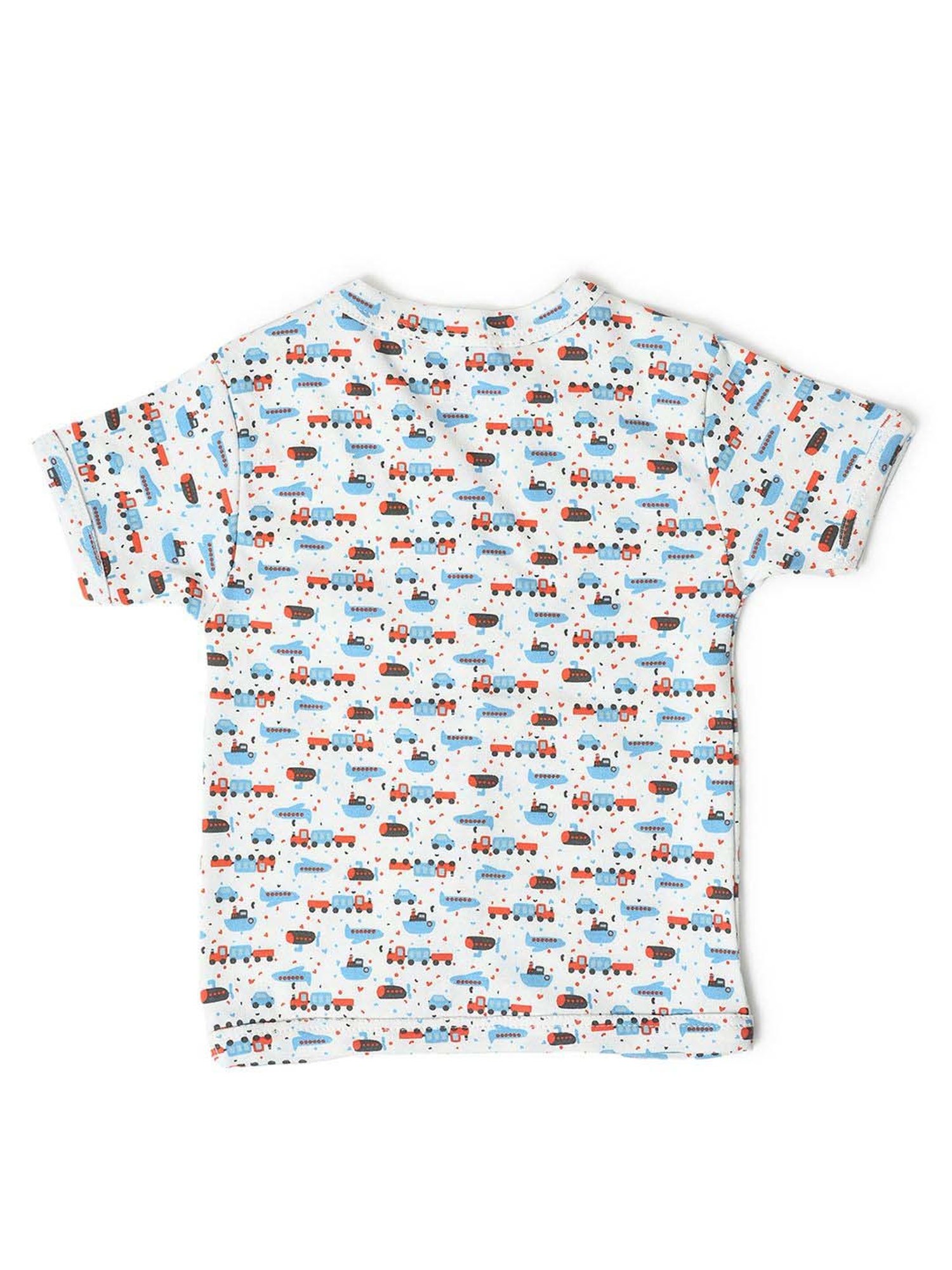 MiArcus Boys Multicolor Cotton Printed T-Shirt (Pack of 3)