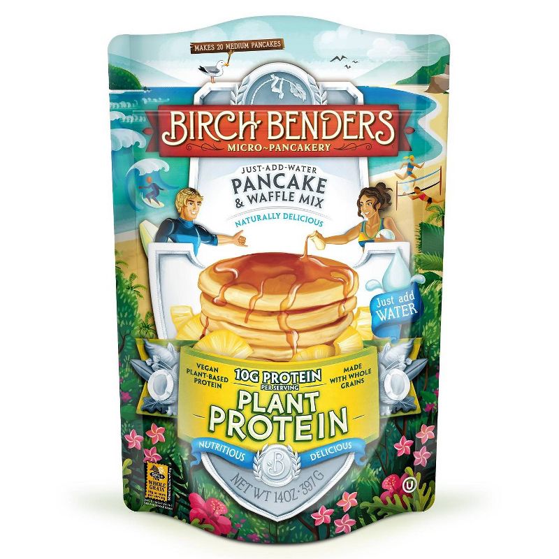 Birch Benders Plant Protein Pancake Mix - 14oz