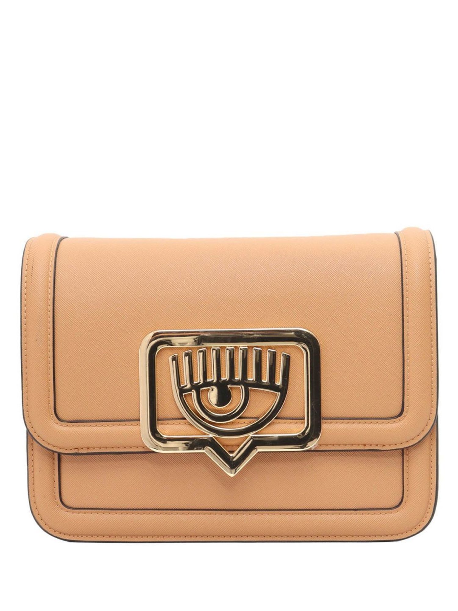 Chiara Ferragni Cammello Eyelike Large Cross Body Bag