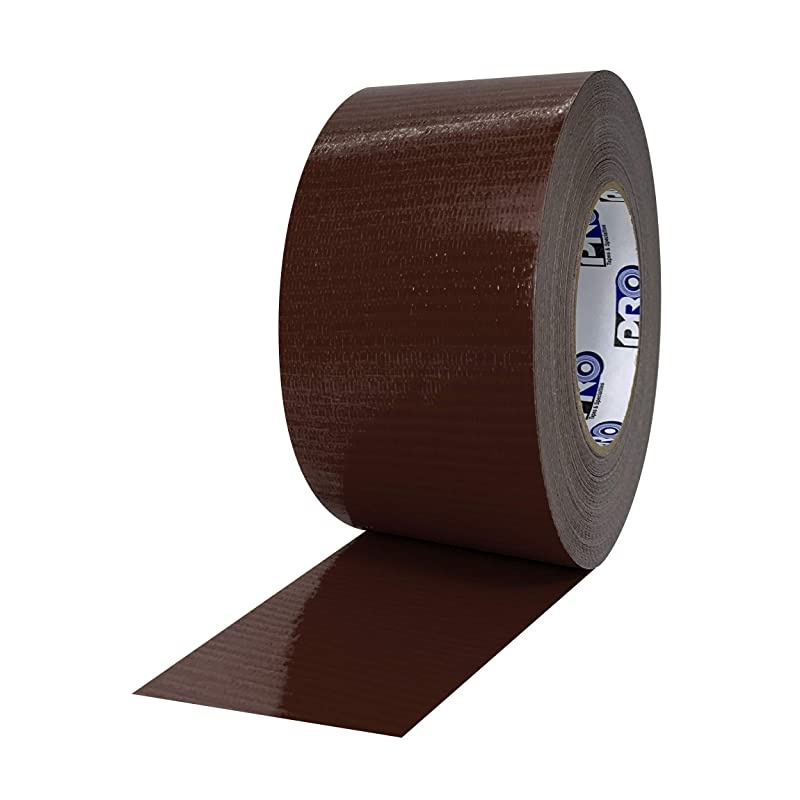 Pro Duct 110 PE-Coated Cloth General Purpose Duct Tape, 60 yds Length x 3" Width, Brown (Pack of 1)