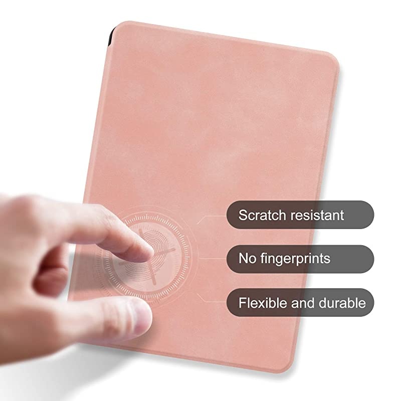 Skin Touch Feeling Case for Kindle Paperwhite 2018 Durable Soft Artificial Leather Cover with Auto WakeSleep Fits  The Latest Kindle Paperwhite Case 10th Generation2018K10 Pink