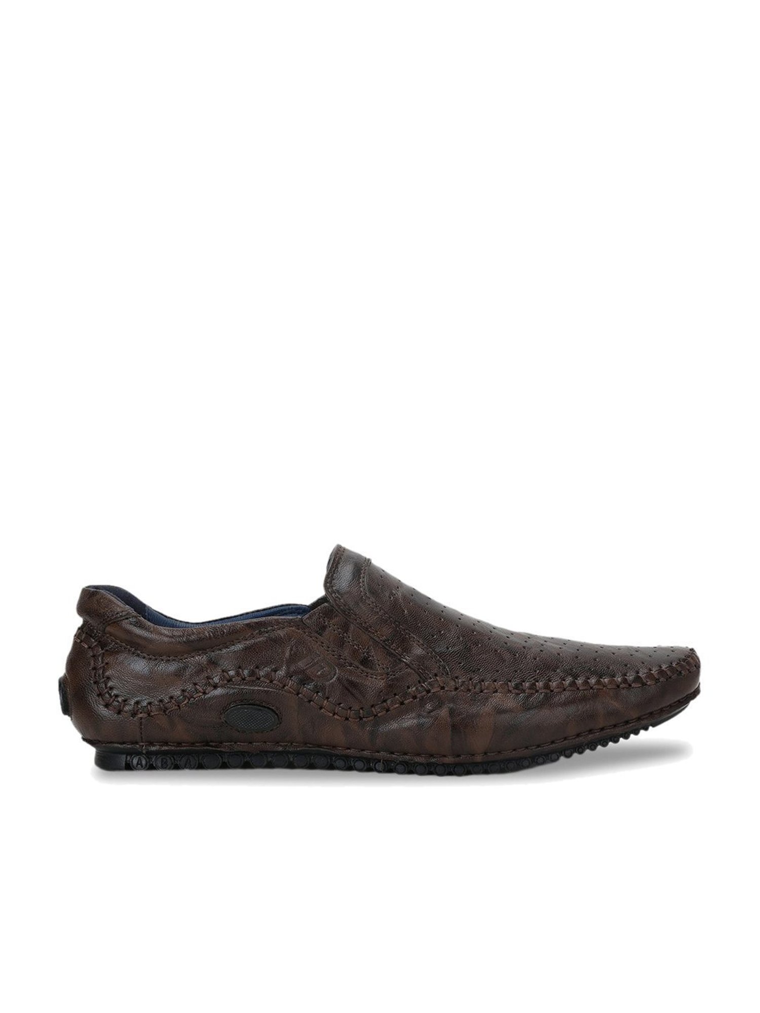 ID Men's Dark Brown Casual Slip-Ons