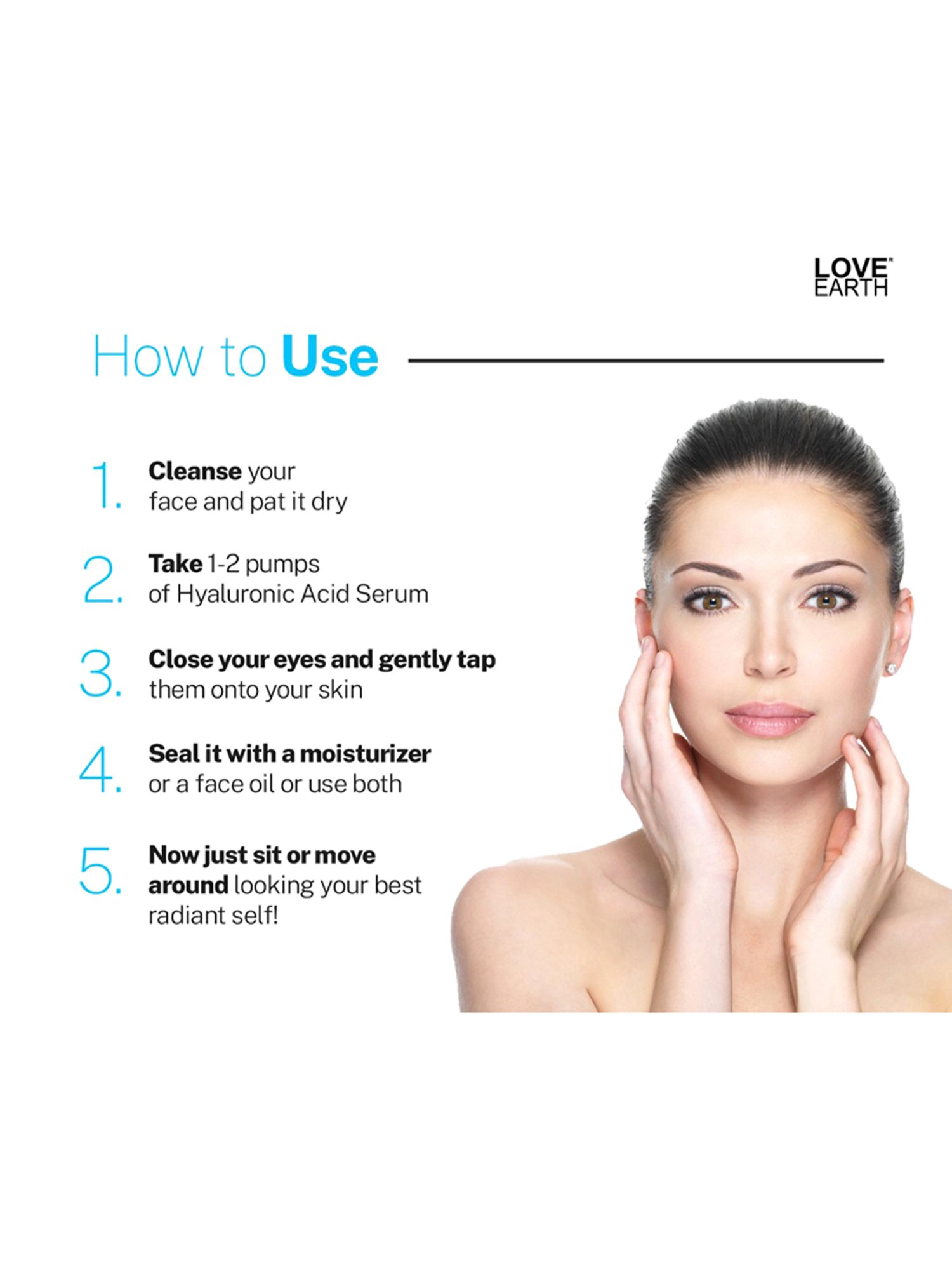 Love Earth Hyaluronic Acid Hyderating Serum - 30 ml