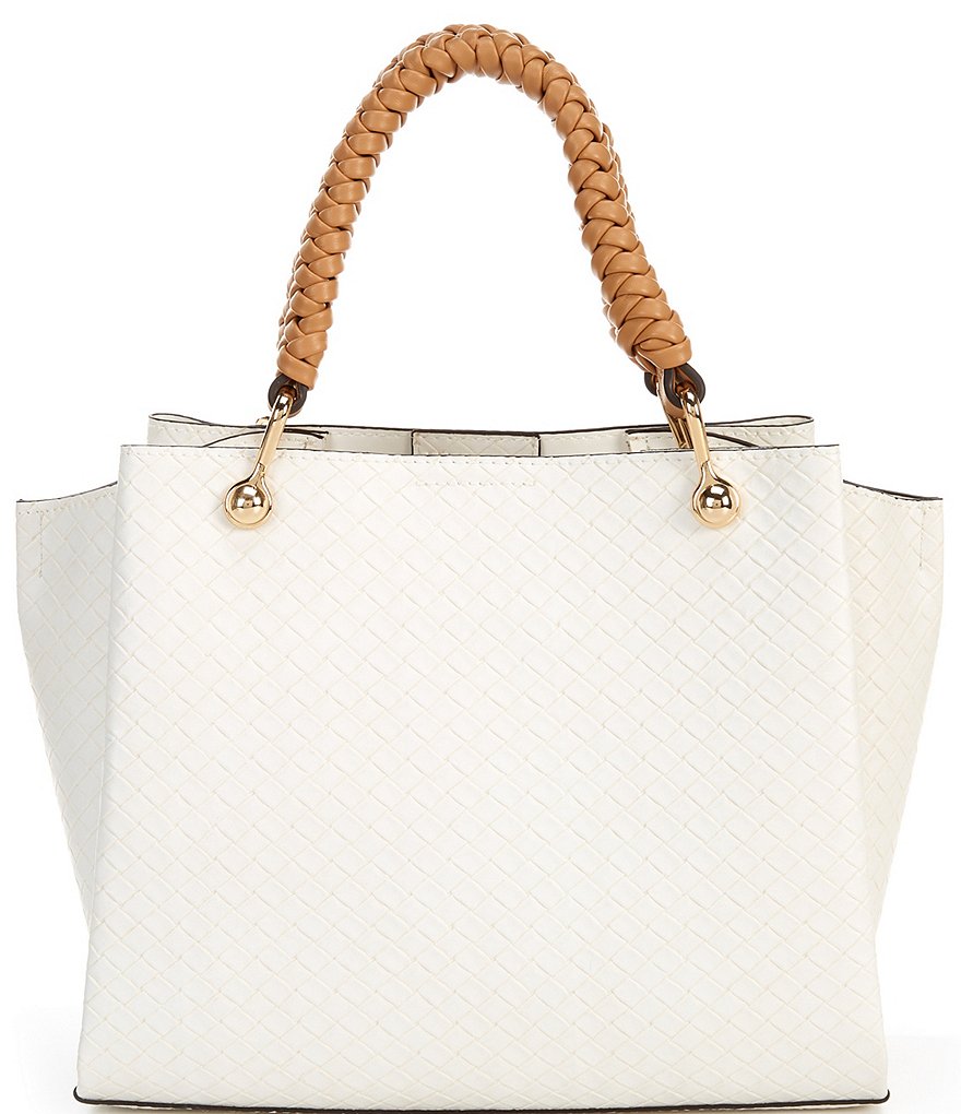 ALDO Gloadith Colorblock Woven Tote Bag