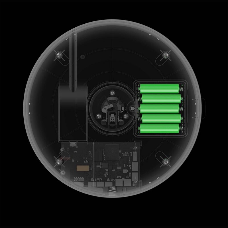 Amici Pet Marble Paw Glass Food Canister, 72oz