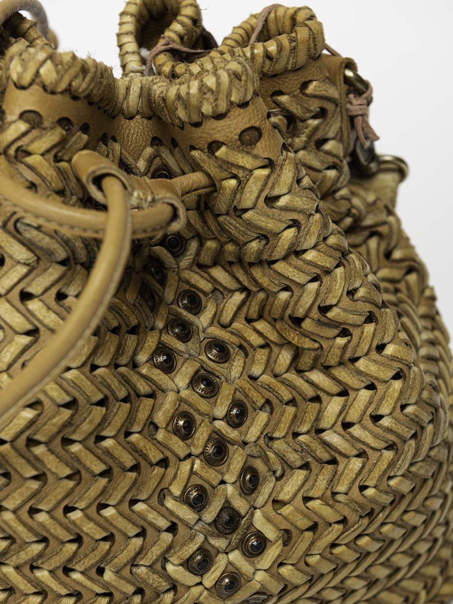 Art N Vintage Joelle Mustard Yellow Leather Textured Small Sling Handbag