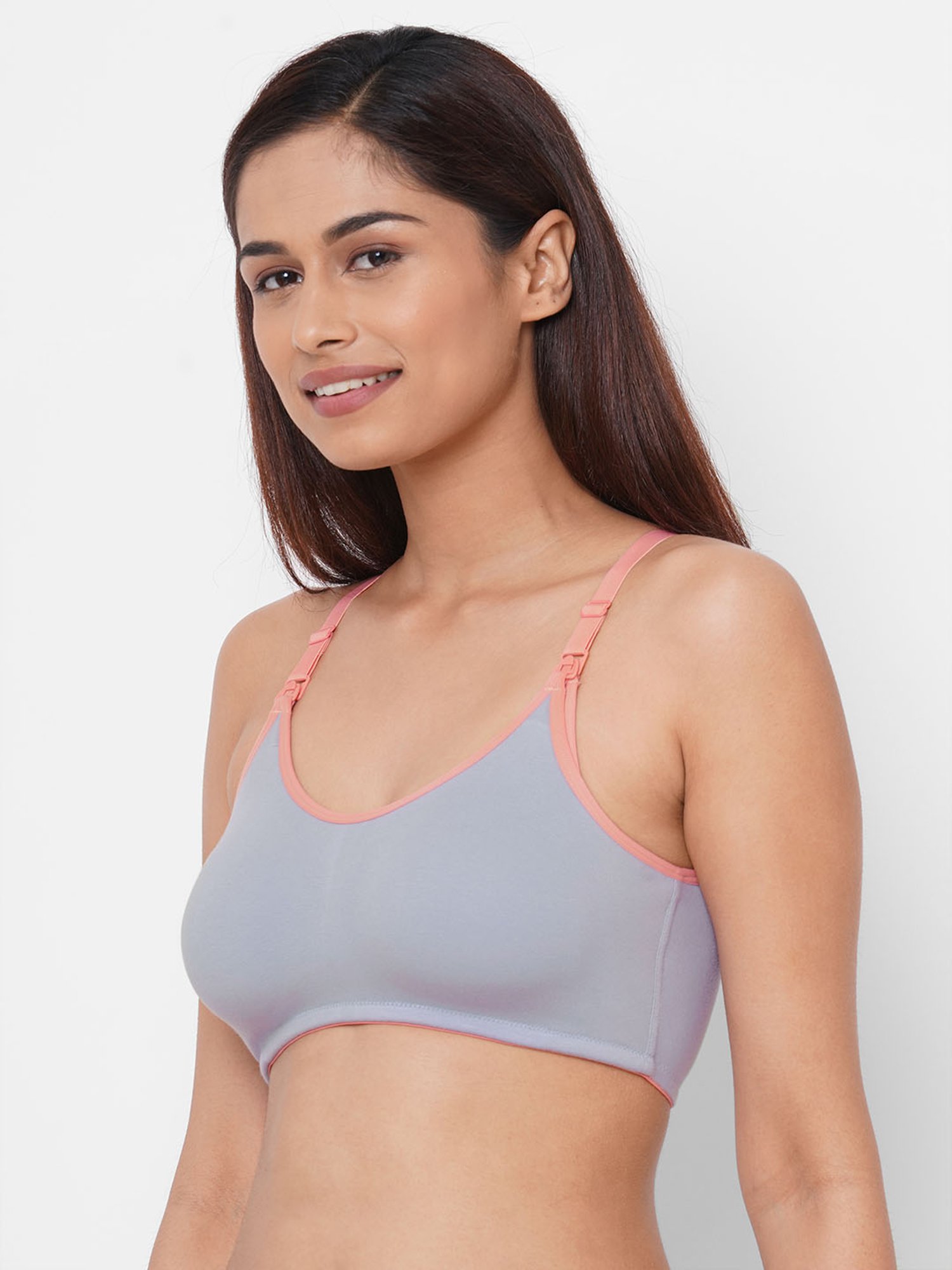 Inner Sense Multicolored Non Wired Non Padded Nursing Bra (Pack Of 3)
