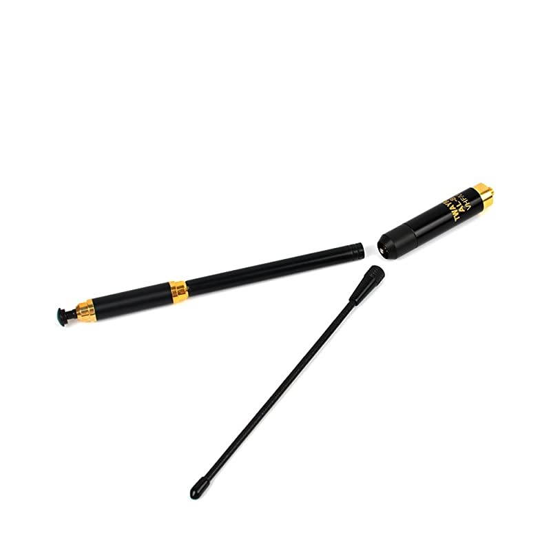 AL800 VHFUHF 2m 70cm Walkie Talkie SMAFemale Extendable Antenna Dismountable 335inch for Baofeng BFUV5R BF888s PUXING WOXUN Kenwood TK360 TK370 Two Way Radio