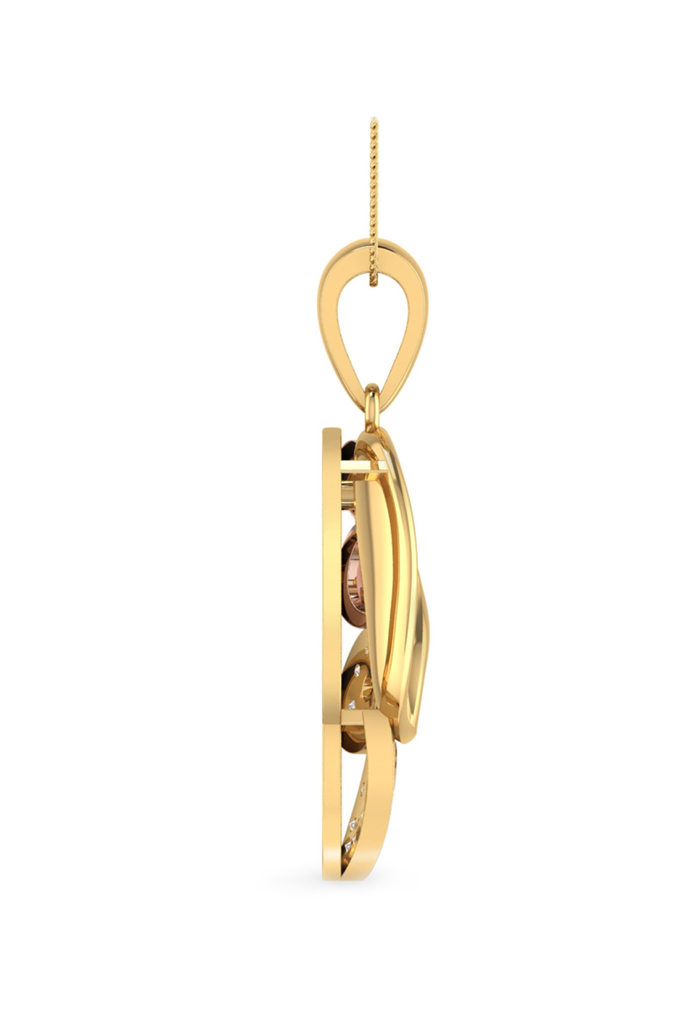 PC Jeweller Cumhea 22 kt Gold Pendant without Chain