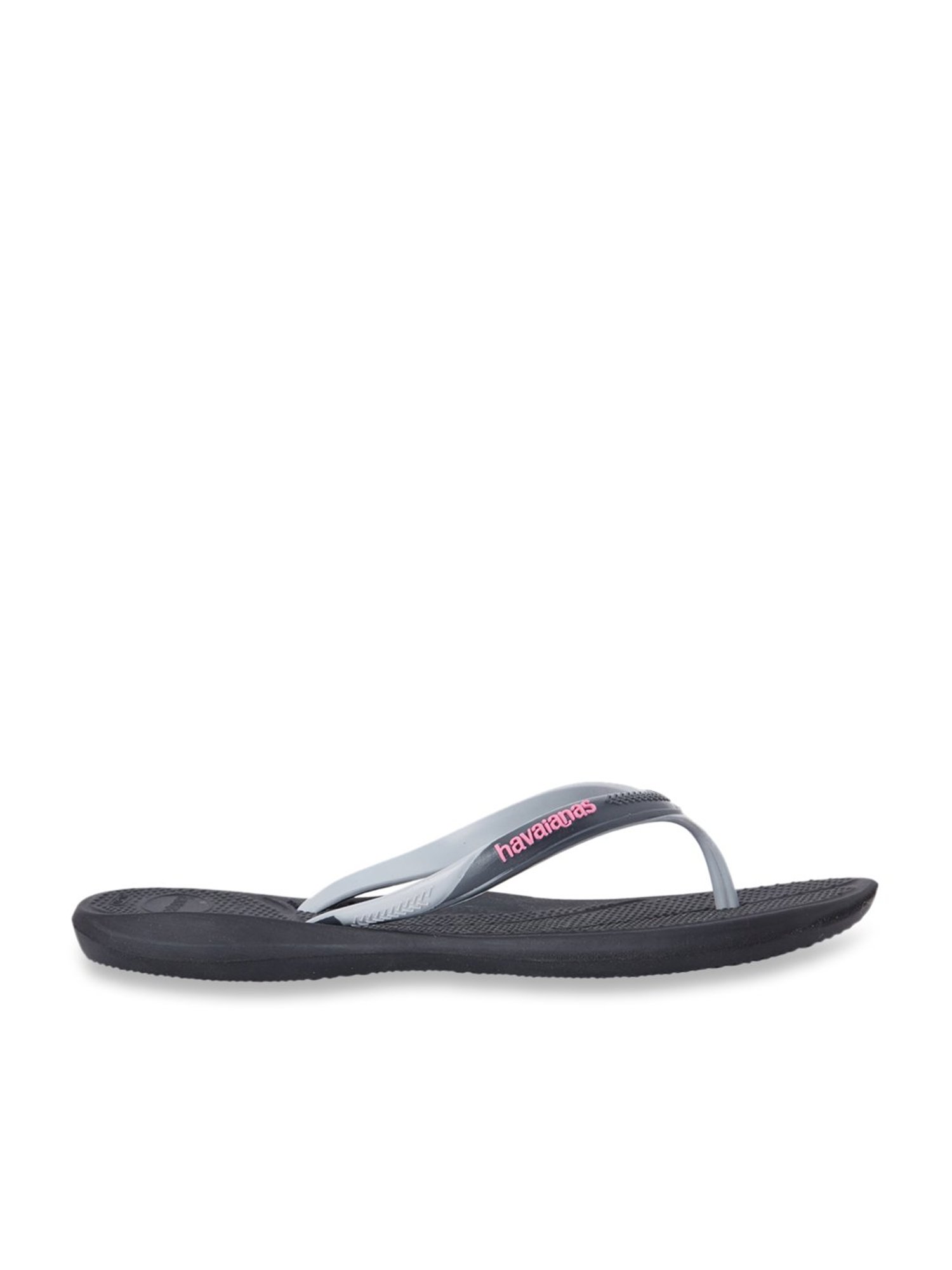 Havaianas Atena Black & Grey Flip Flops