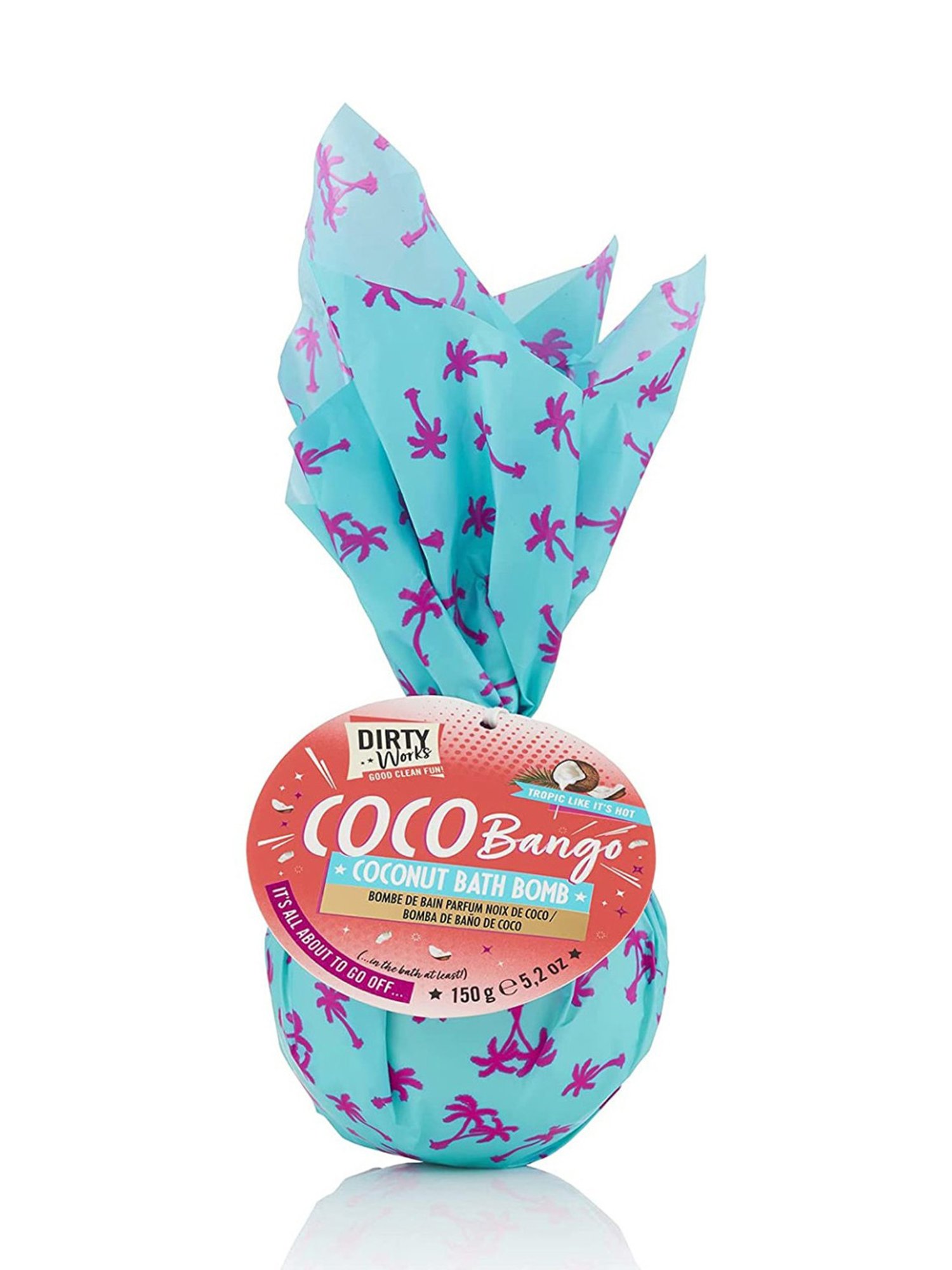 Dirty Works Coco Bango Coconut Bath Bomb - 150 gm