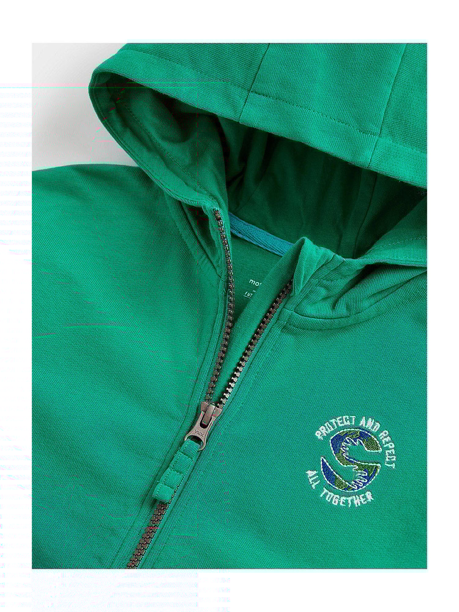 Mothercare Kids Green & Blue Ombre Full Sleeves Sweatshirt