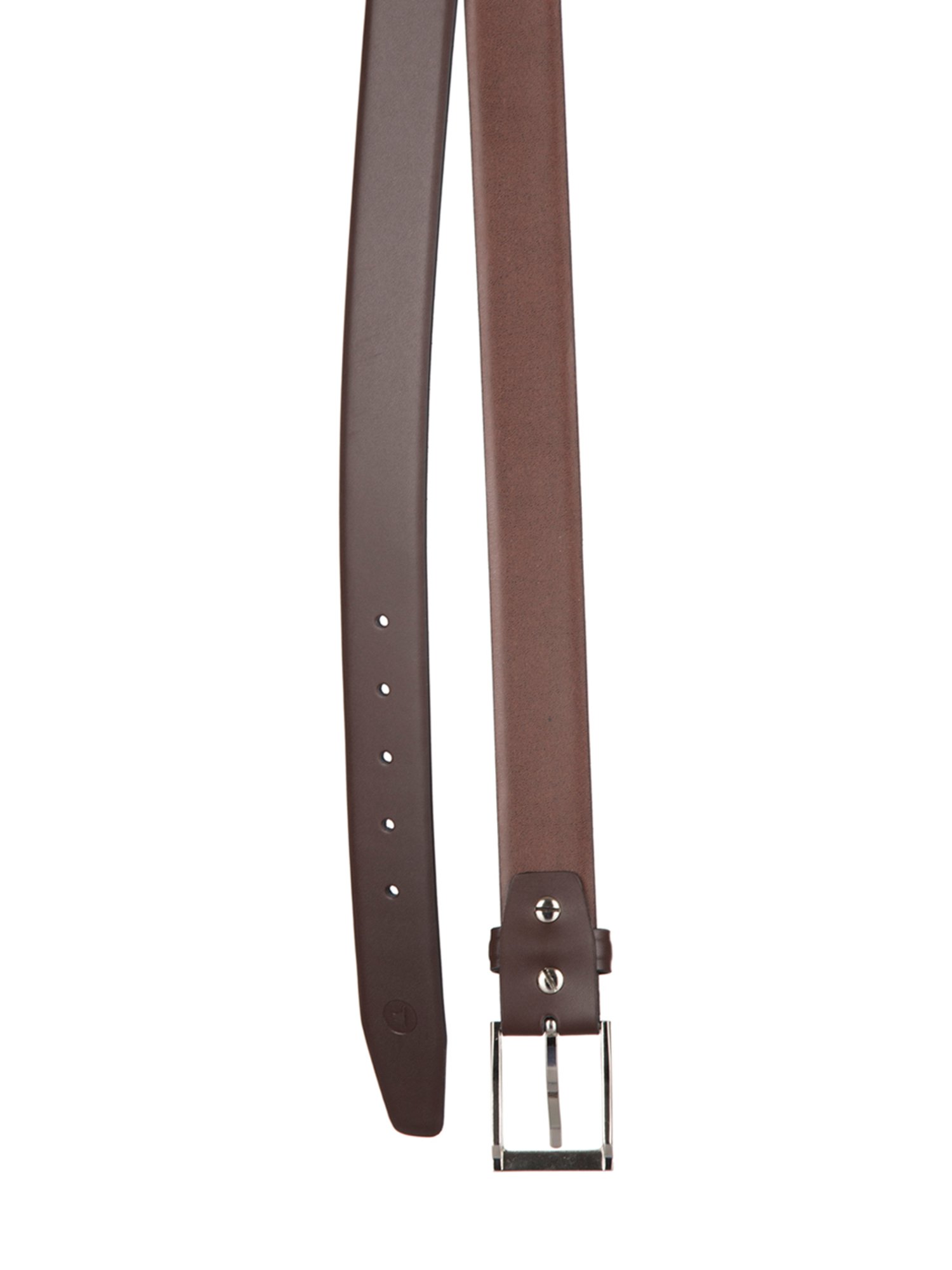 BULCHEE Brown Leather Formal Belt for Men