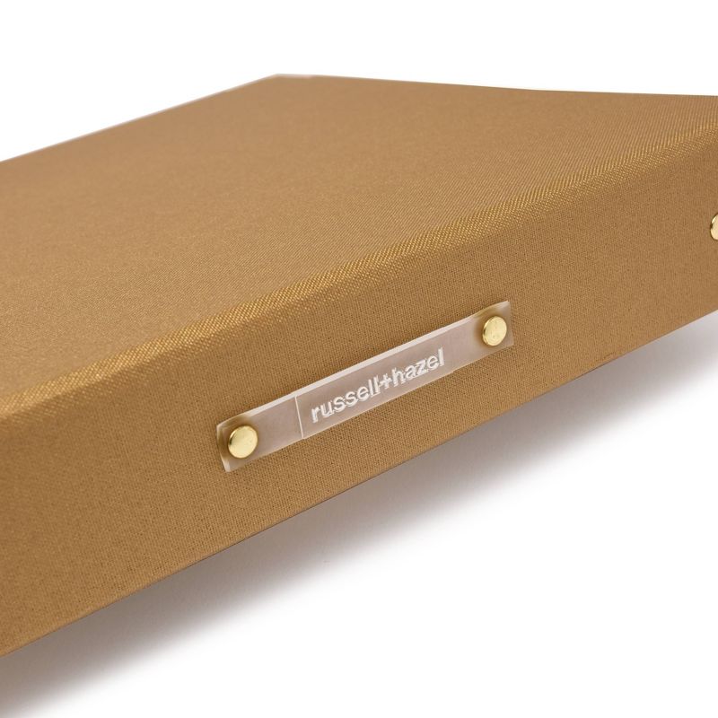 1.5" Signature Round Ring Binder Bookcloth Medallion - russell+hazel