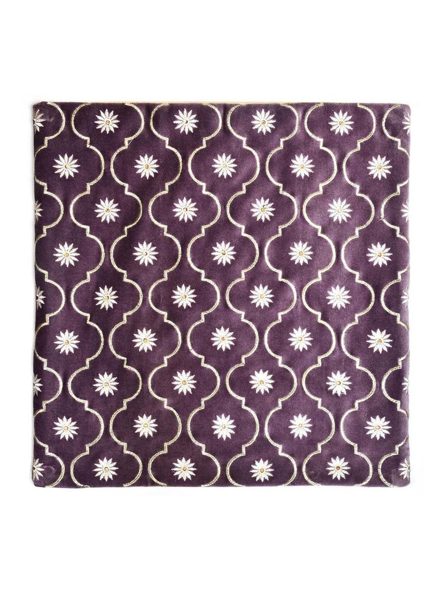 @home Nilkamal Lavender Cotton Cushion Covers - Set of 2