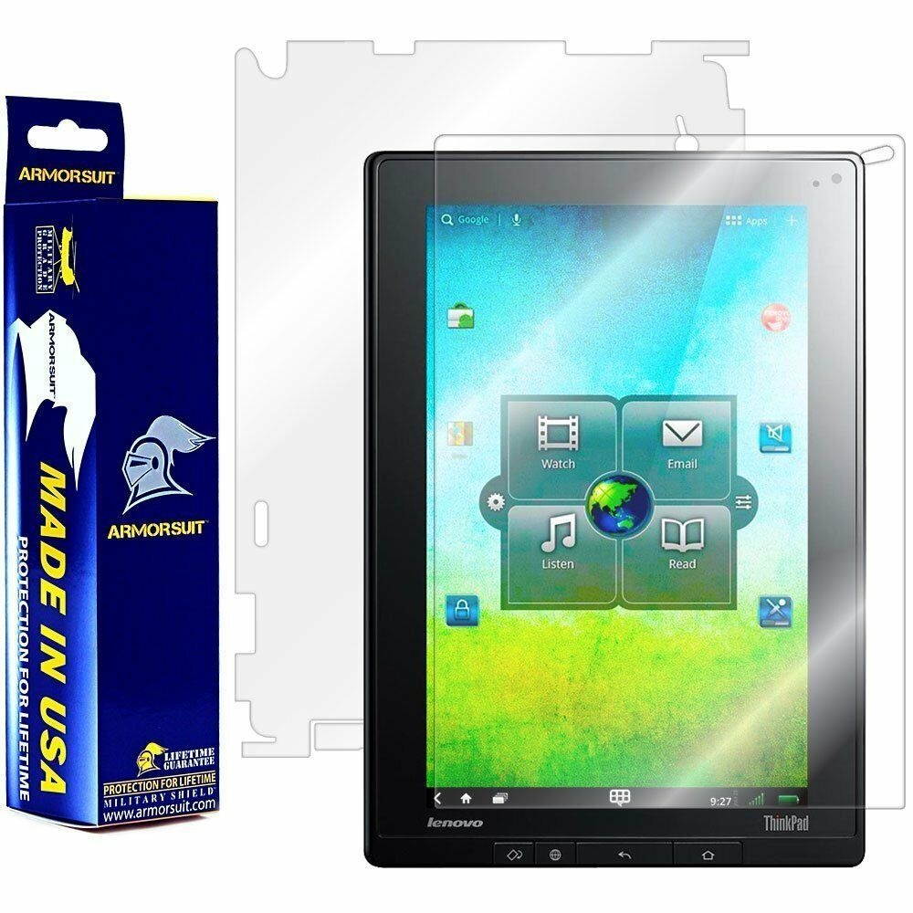 ArmorSuit MilitaryShield Lenovo ThinkPad Tablet Screen Protector + Full Body NEW