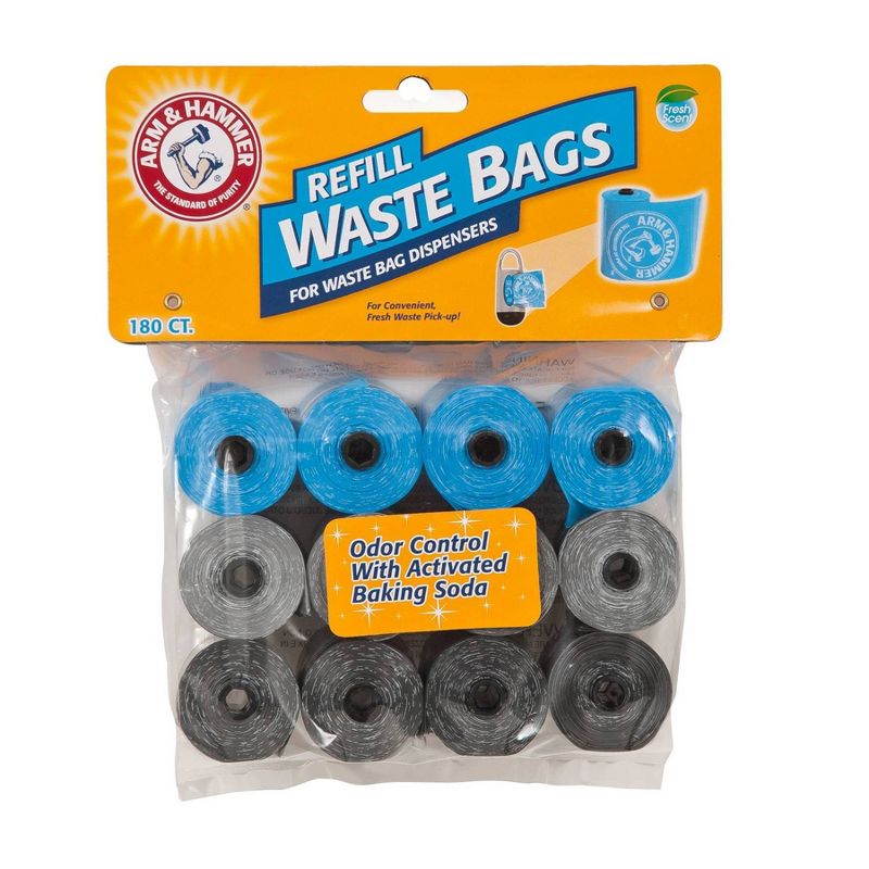 Arm & Hammer Fresh Scent Waste Bags with Bone Dispenser - 30ct
