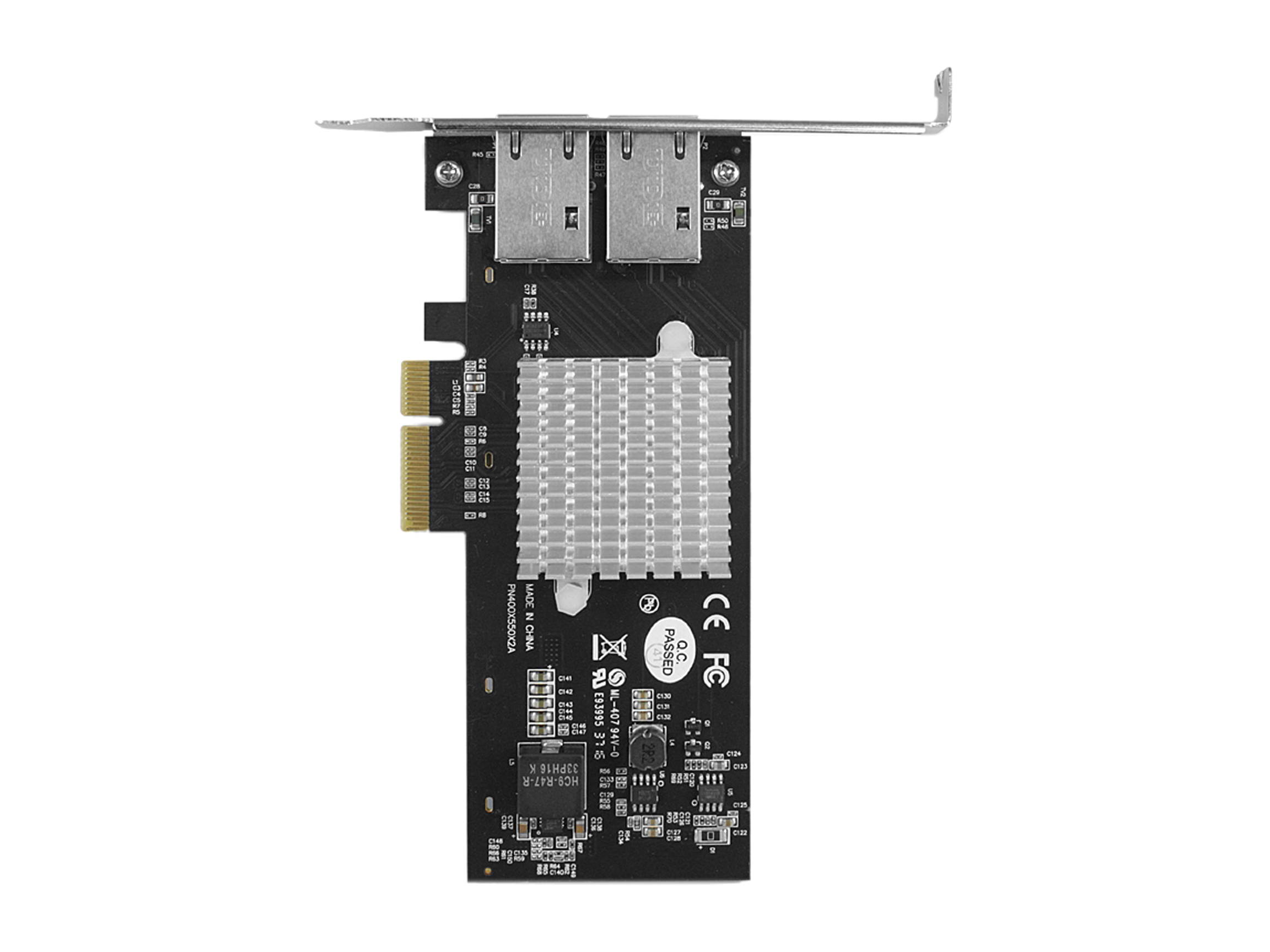 VANTEC UGT-PC300GNA 2-Port 10G Network PCIe Card With Intel X550-AT Chip