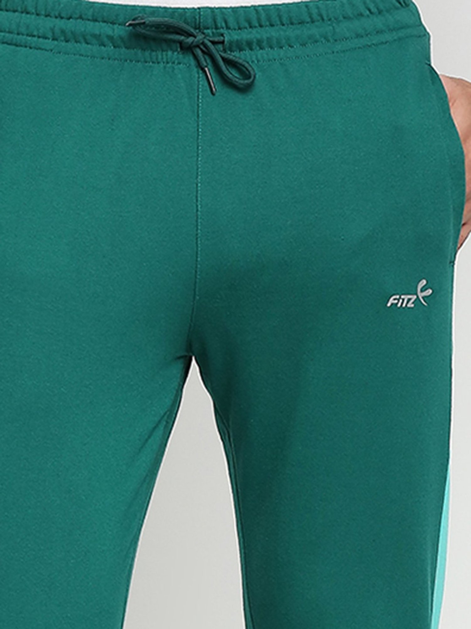 Fitz Dark Green Slim Fit Trackpants