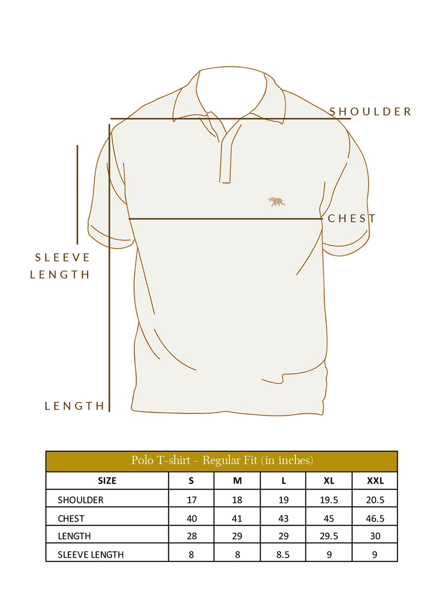 ANDAMEN Sky Blue Regular Fit Polo T-Shirt