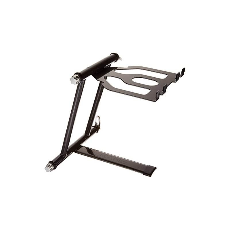 Stand Plus Universal DJ Stand for Laptops Tablets and Controllers with Nylon Carry Bag Graphite Grey