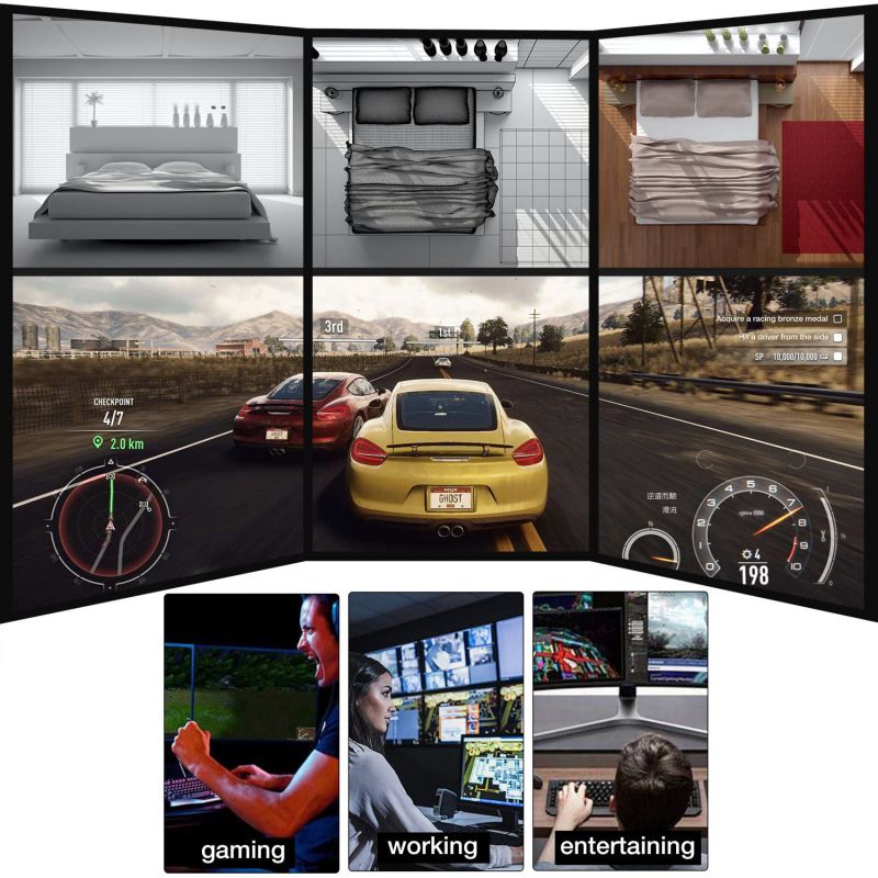 DisplayPort Cable 1.4, DP Cable 10ft/3M, [4K@60Hz, 2K@144Hz, 2K@165Hz], High Speed DisplayPort 1.2 Cable, Compatible for Gaming Monitor, TV, PC, Laptop and More