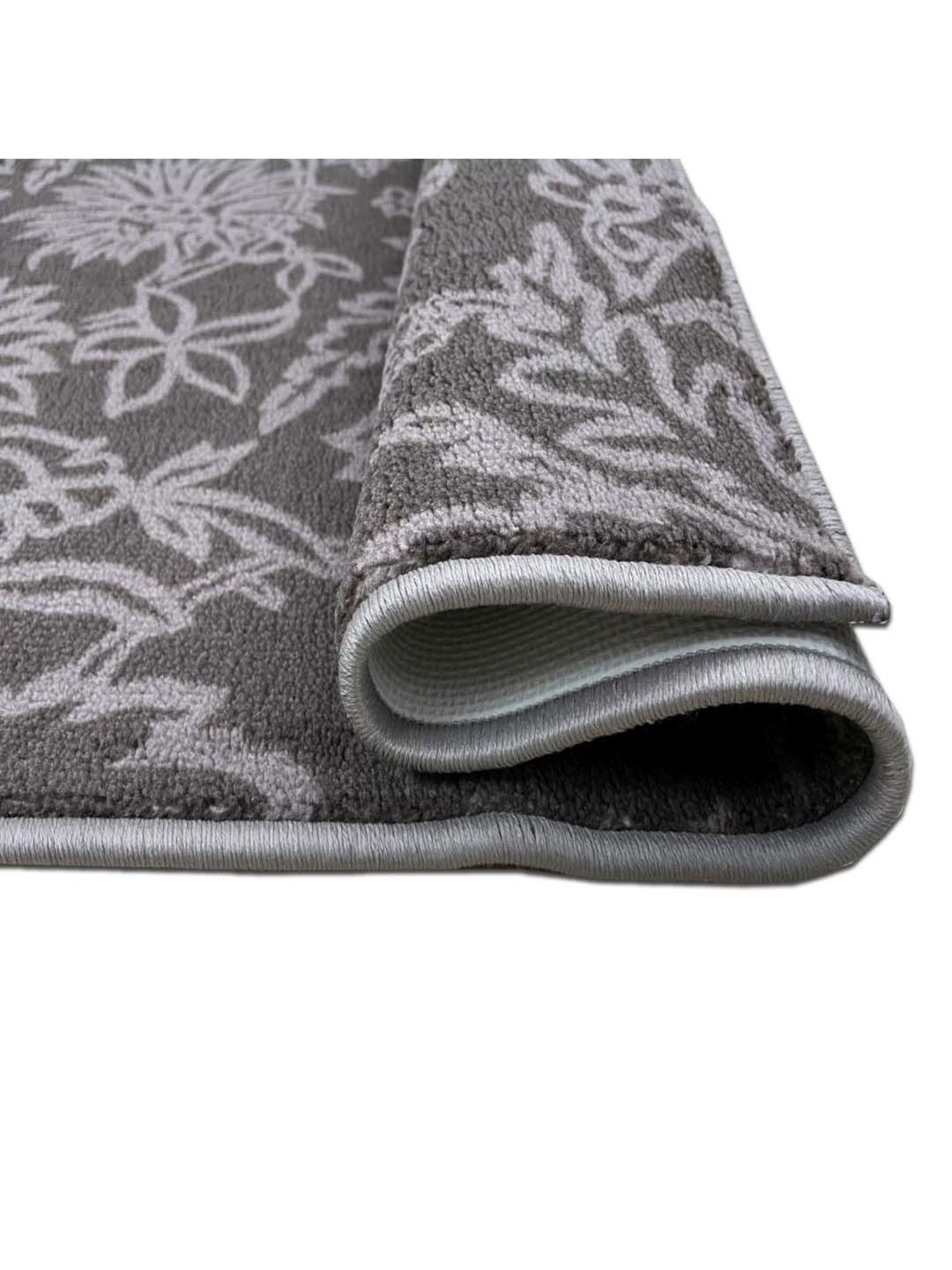 Welspun ETHAN Grey Polyester 1306 GSM Large Foot Mat