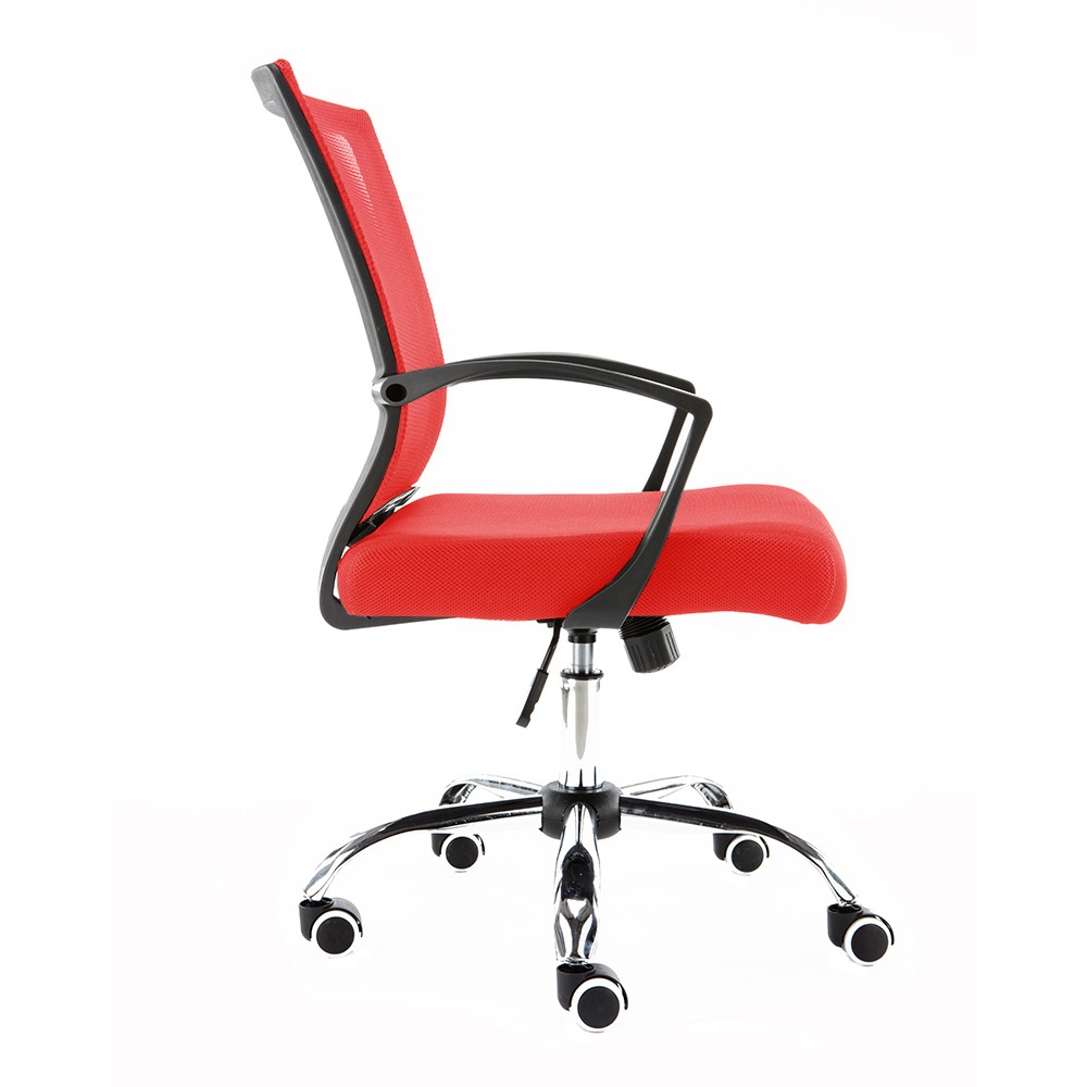 Modern Home Zuna Mid-Back Office Chair - Black/Red