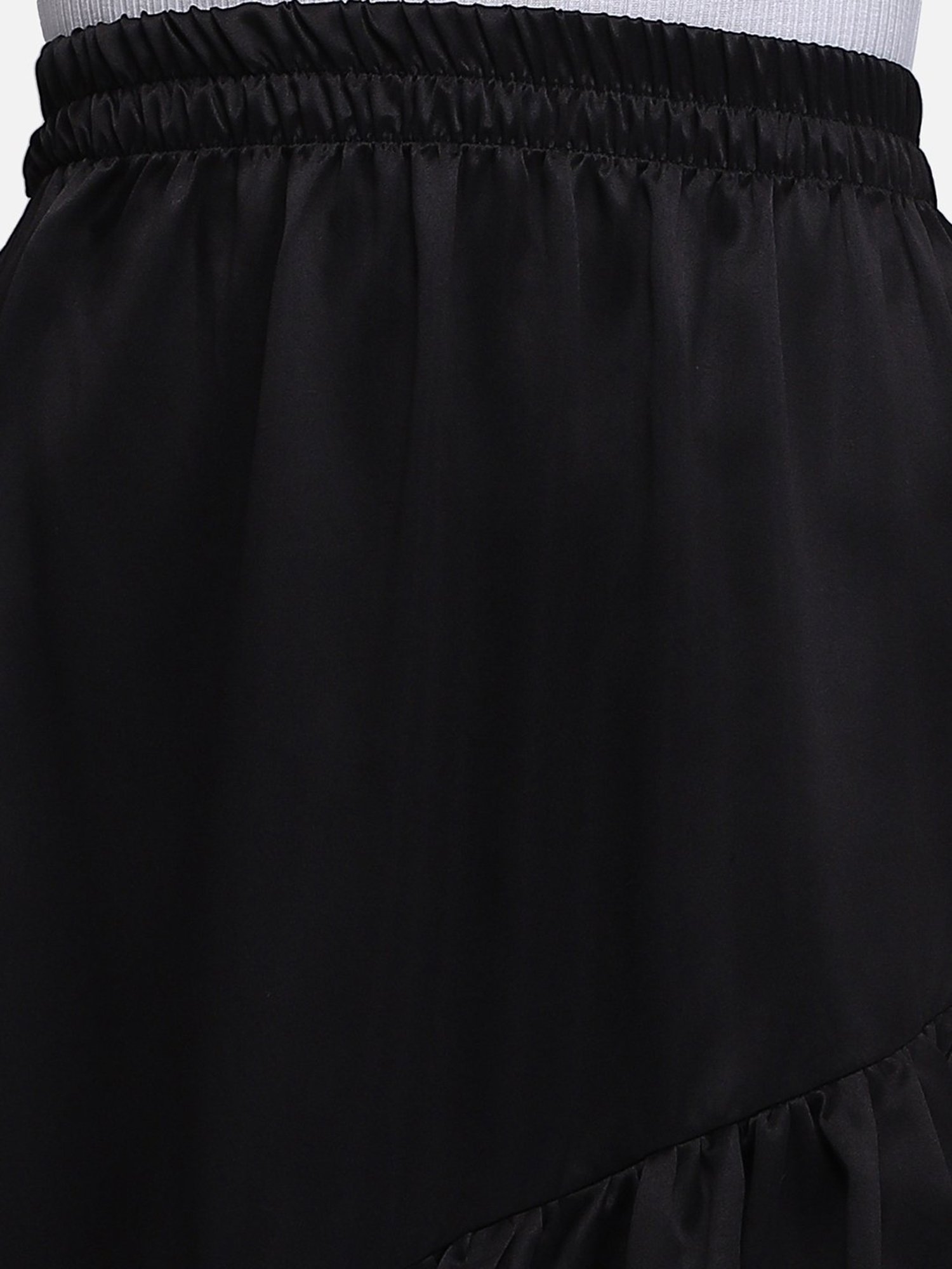 Smarty Pants Black Below Knee Skirt