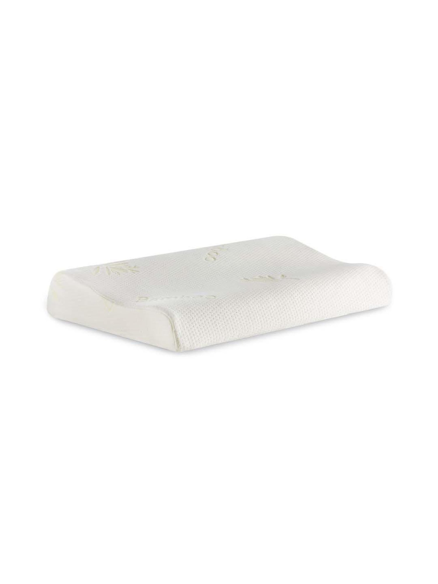The White Willow White Cervical Contour Pillow with Cover - Set of 1