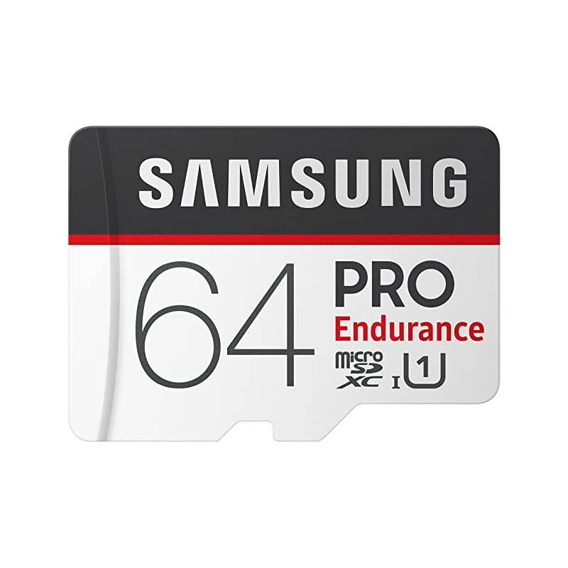 PRO Endurance 64GB 100MBs U1 MicroSDXC Memory Card with Adapter MBMJ64GAAM