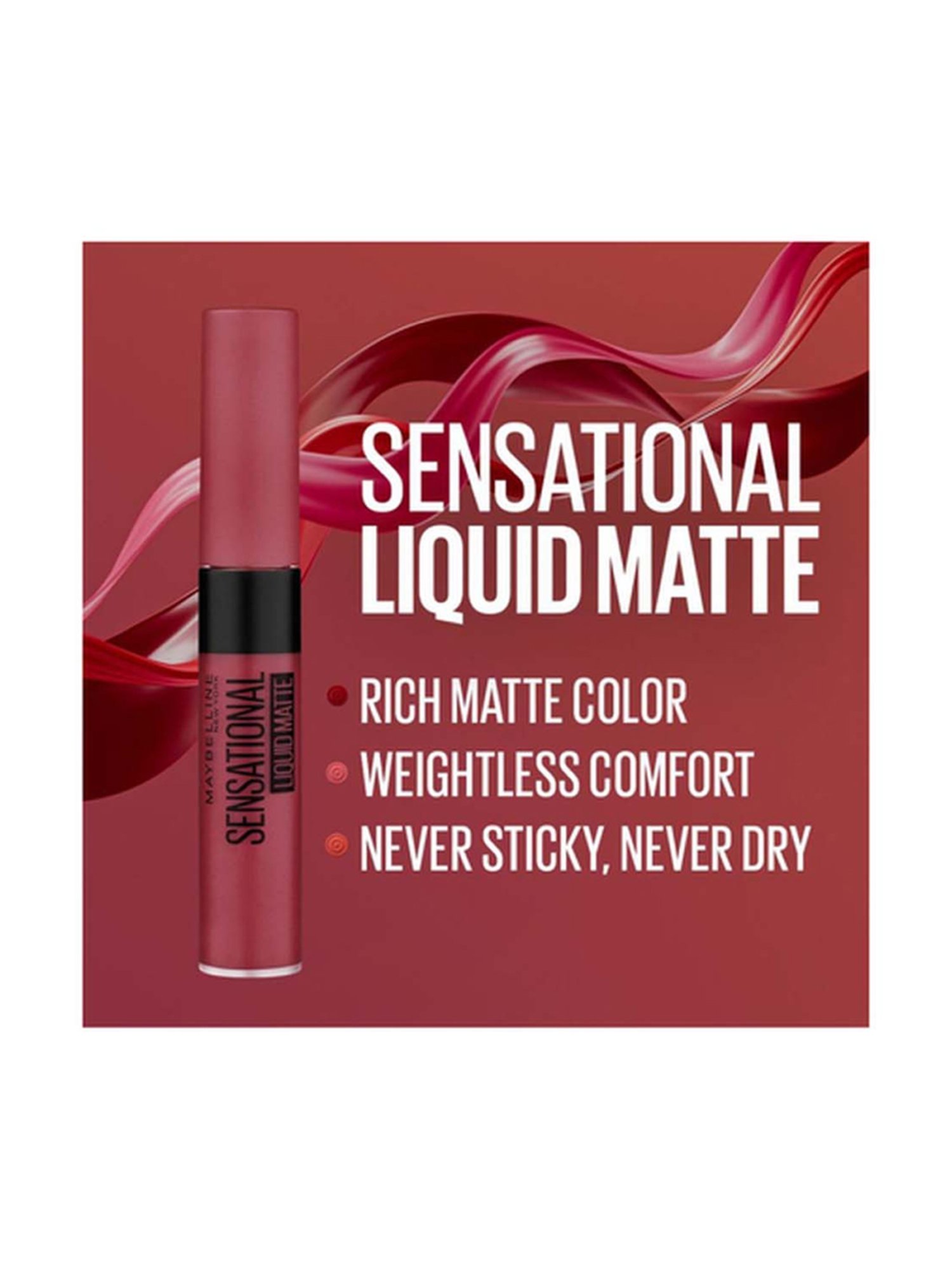 Maybelline New York Sensational Liquid Matte - Touch Of Spice,7ml
