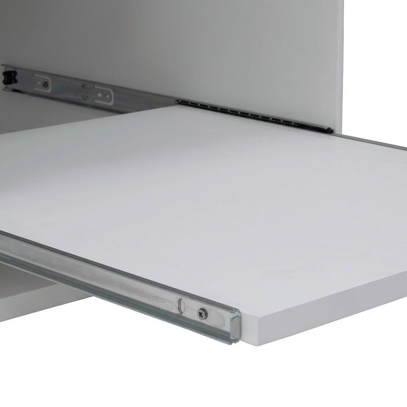 Pro-Line Sewing Table with Side Panel White - Sew Ready