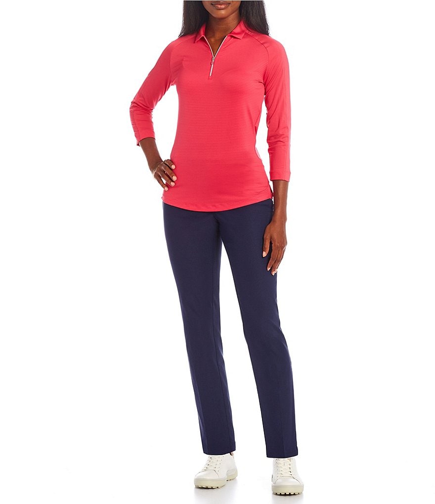 Callaway Tech Stretch Active Waist Band Back Logo Motif Pull-On Pants