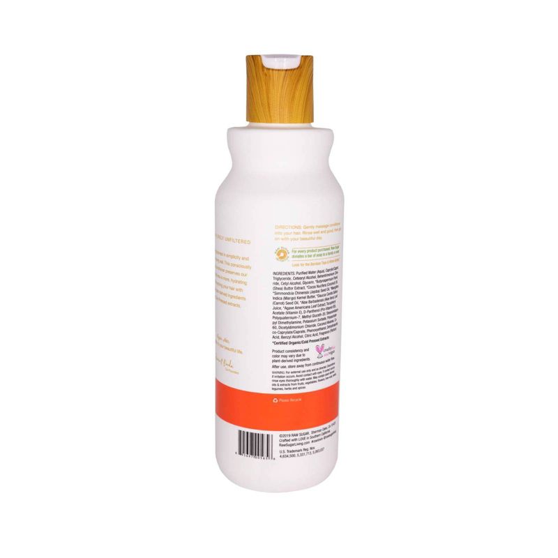 Raw Sugar Conditioner Mango Butter + Agave + Carrot Oil - 18 fl oz