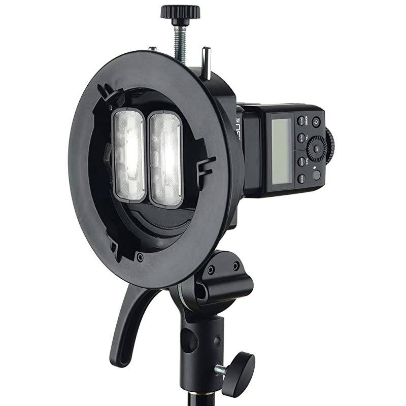 S2 Speedlite Bracket for  AD200Pro AD200 AD400Pro for V1 Round Head Speedlite V860II TT685 TT350 Series SType Bracket Updated Version Bowens Mount Holder