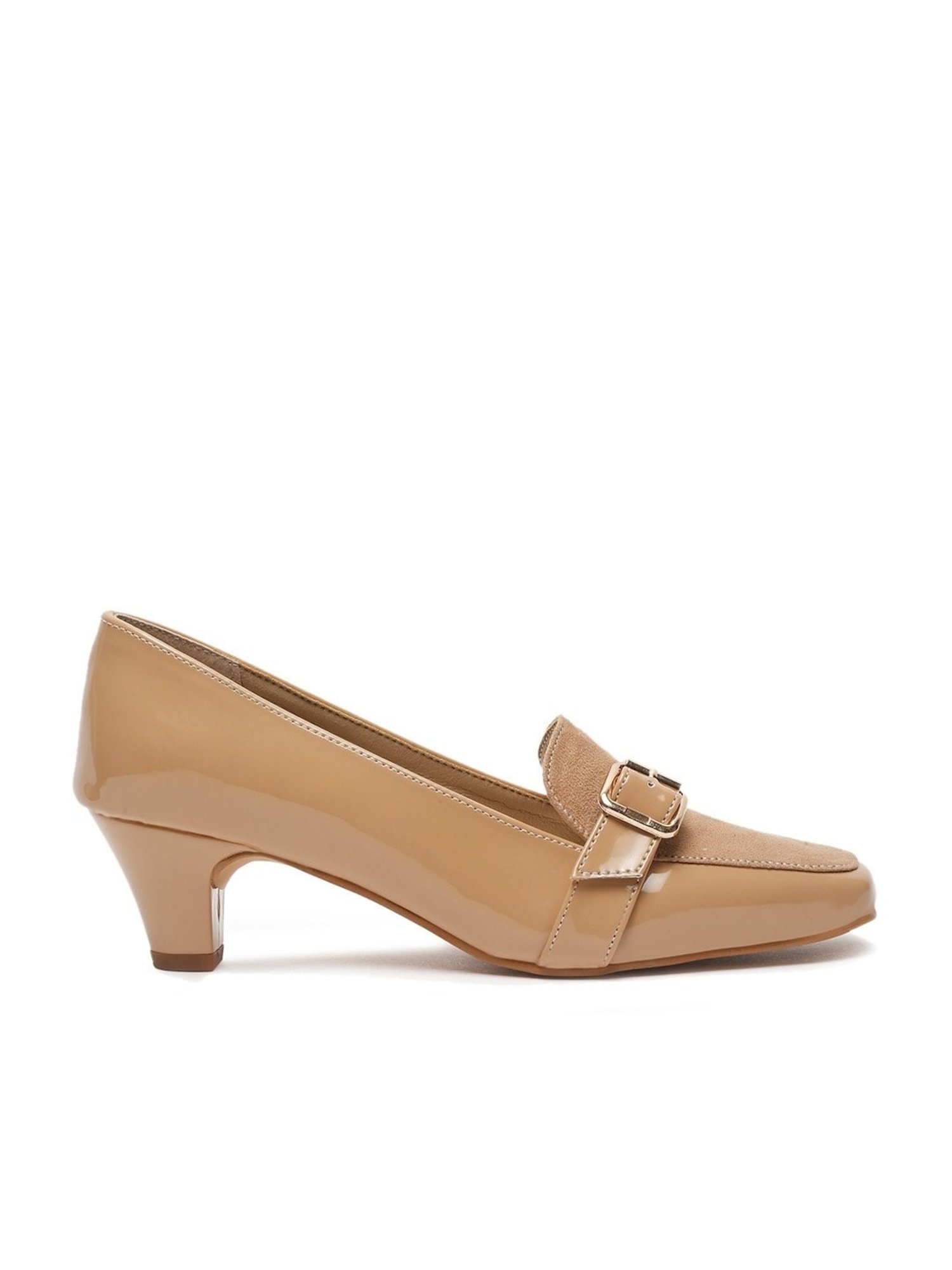 Flat N Heels Women's Beige Casual Pumps